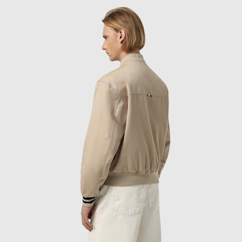 Reversible Bomber Jacket - Sandalwood