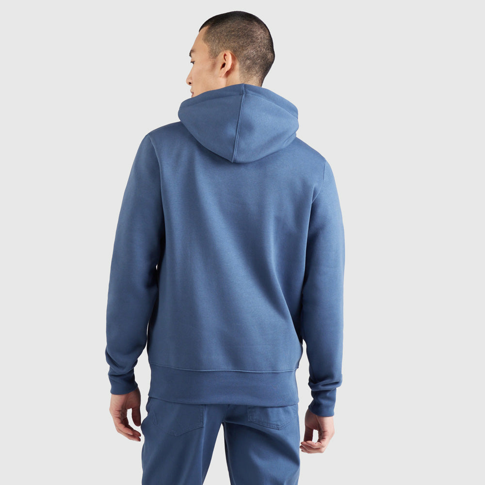 Script Logo Hoodie - Steel Blue