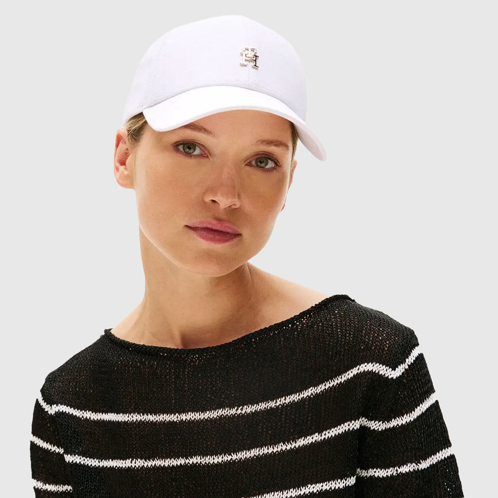 Tommy Hilfiger Accelevated Canvas Cap - White |ThirdBaseUrban