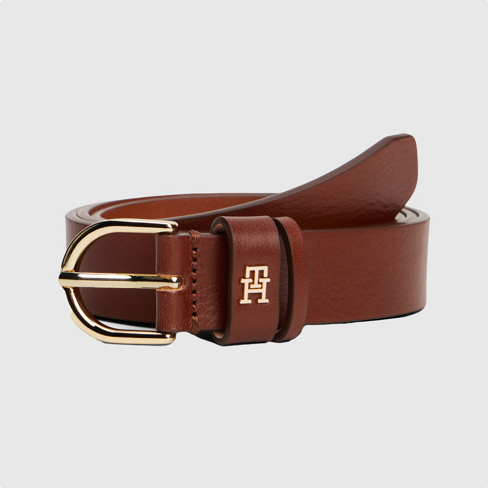 Tommy Hilfiger Accessential Effortless Belt - Cognac |ThirdBaseUrban
