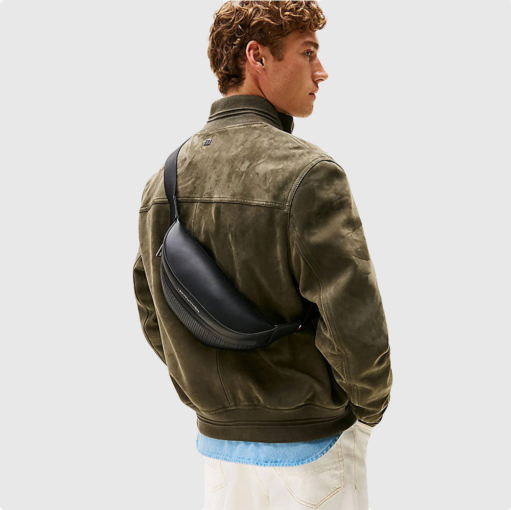 Woven Bum Bag - Black