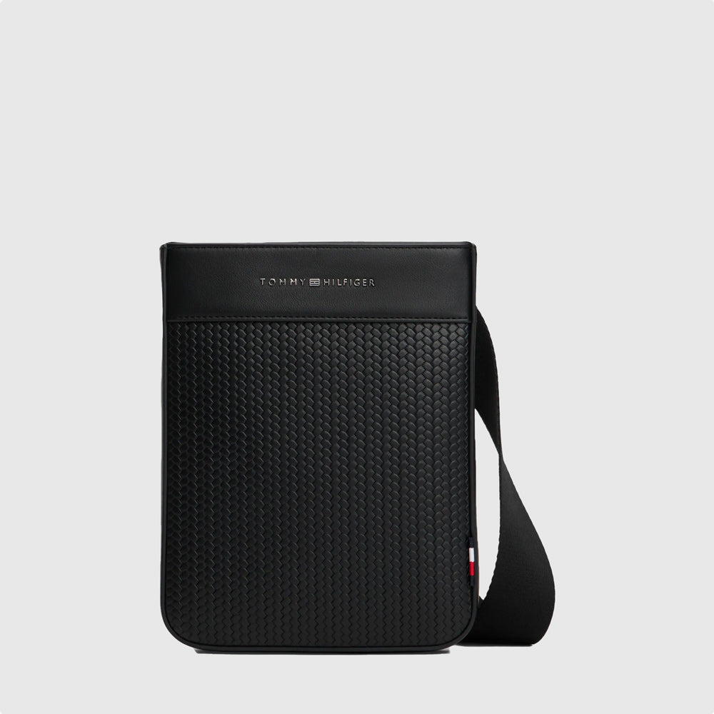 Tommy Hilfiger Woven Mini Crossover - Black |ThirdBaseUrban