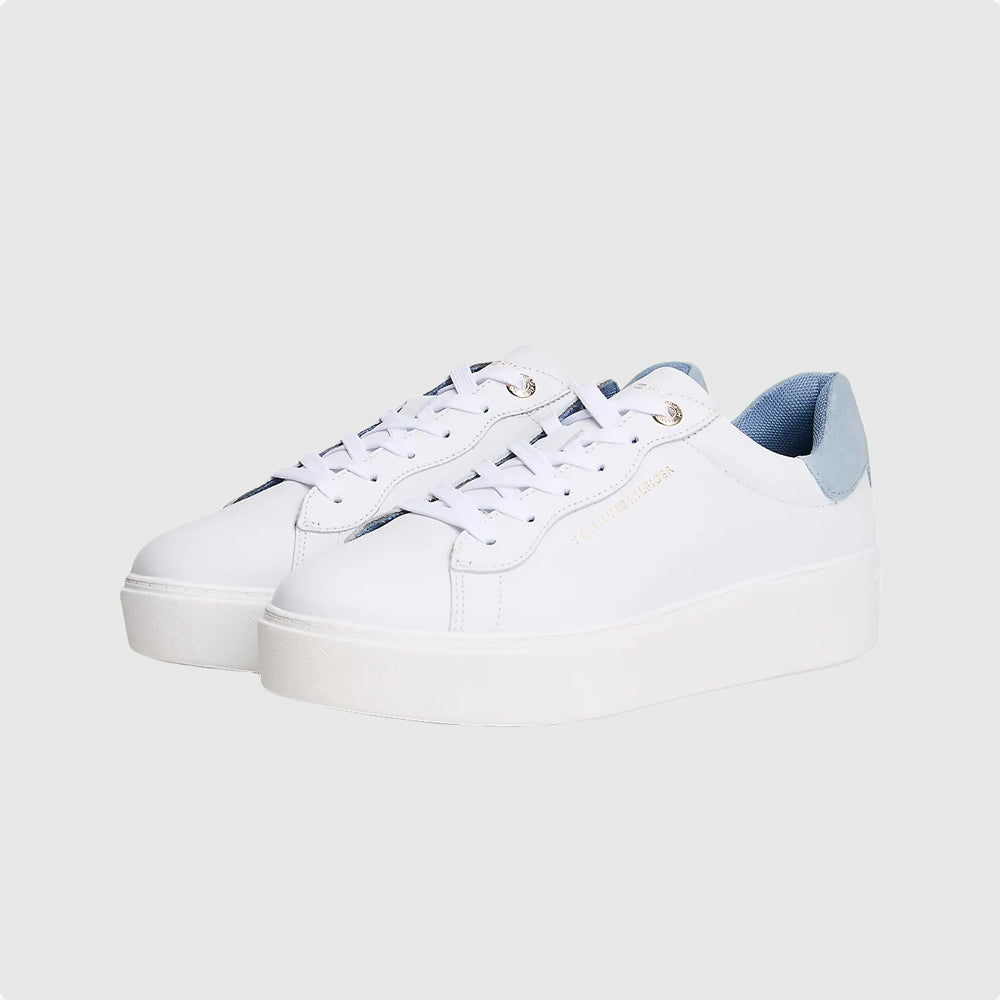 Chic Platform Sneaker - White Multi