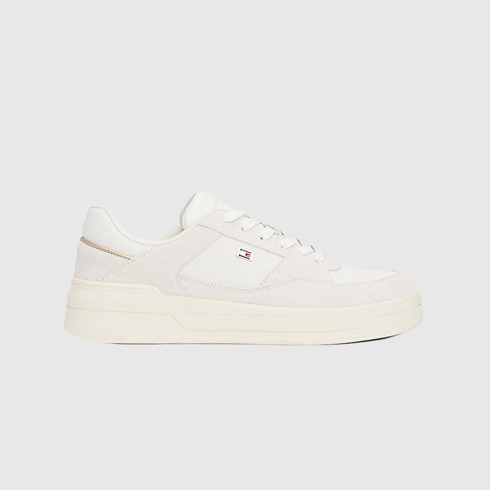 Tommy Hilfiger Essential Basket Sneaker - Ecru |ThirdBaseUrban