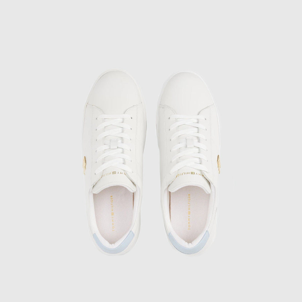 Platform Court Sneaker - Ecru