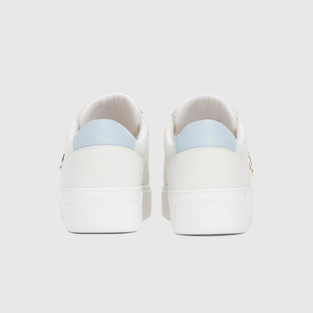 Platform Court Sneaker - Ecru