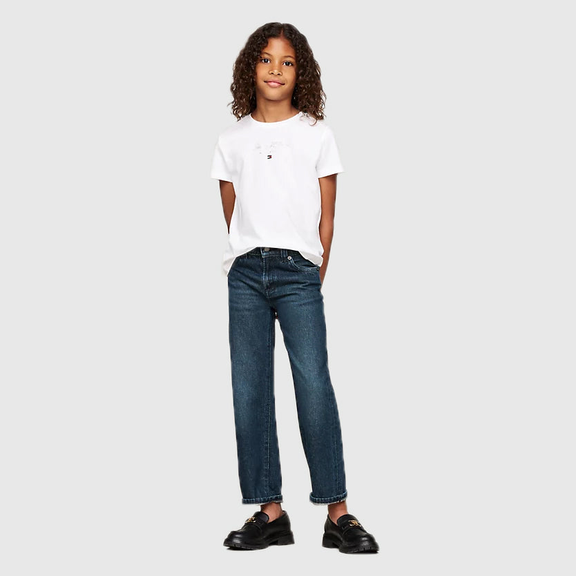 Kids Nyc Foil T-Shirt- White