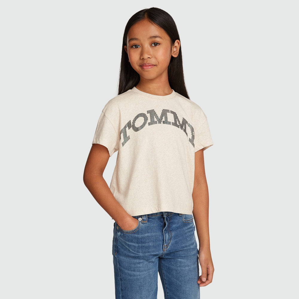 Tommy Hilfiger Kids Tommy Dot Foil T-Shirt - Cream |ThirdBaseUrban