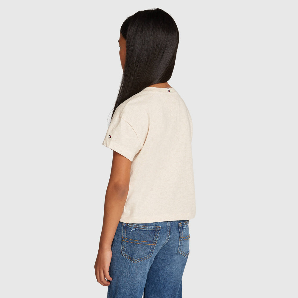Kids Tommy Dot Foil T-Shirt - Cream