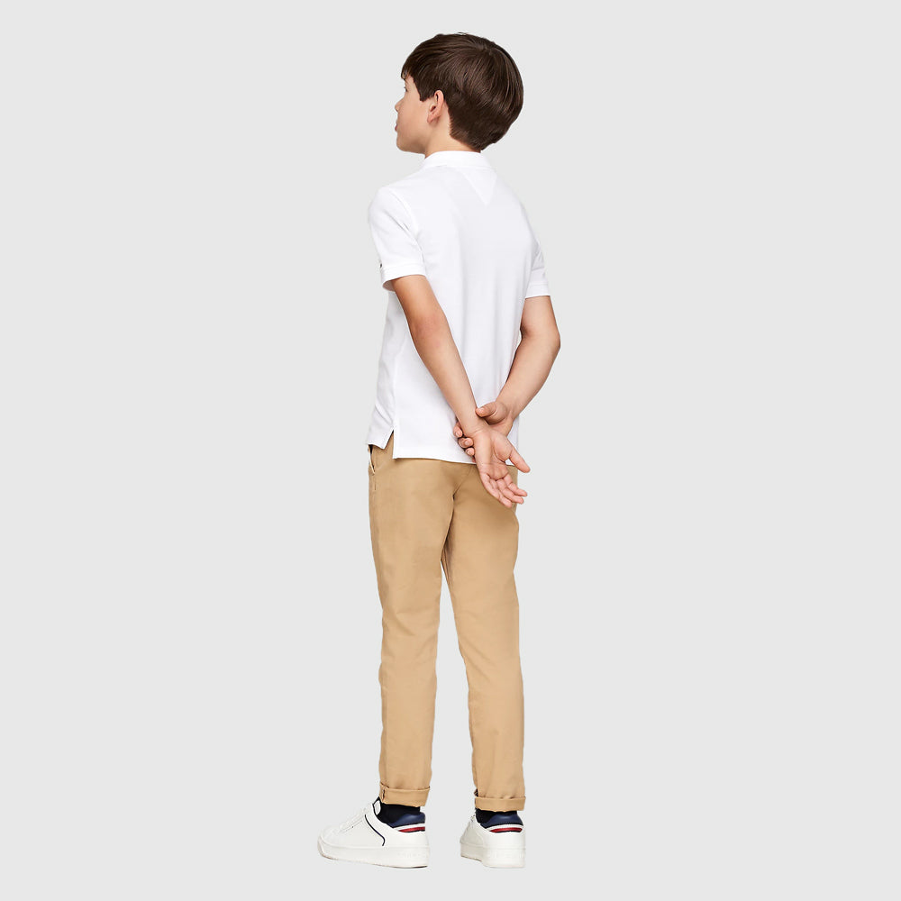 Kids Logo Regular Golfer - White