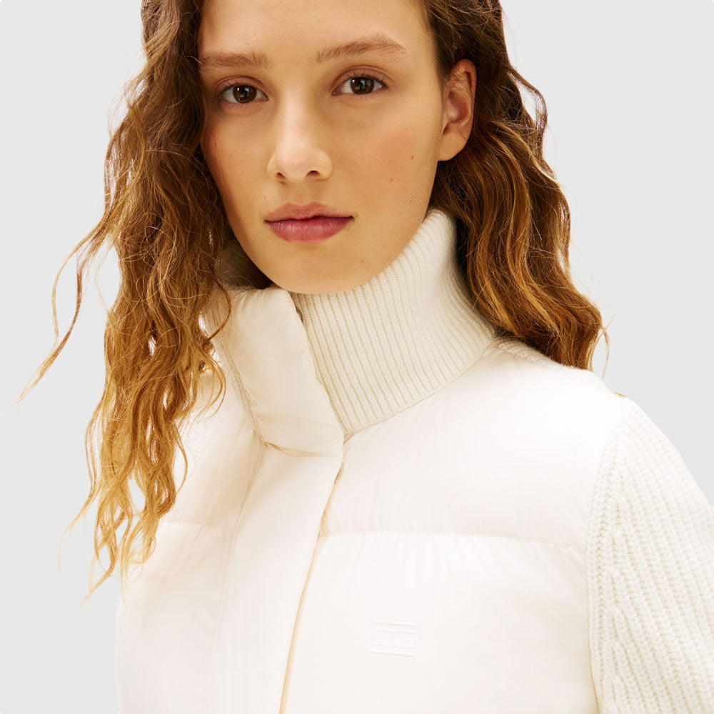 Modern Down Jacket - Ivory