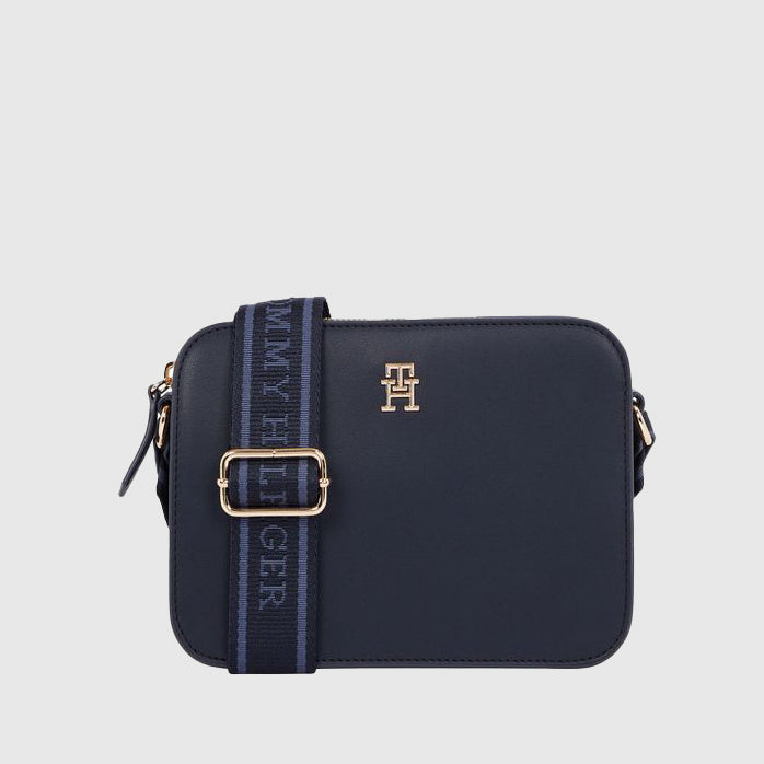 Tommy Hilfiger Logotape Camera Bag - Navy |ThirdBaseUrban