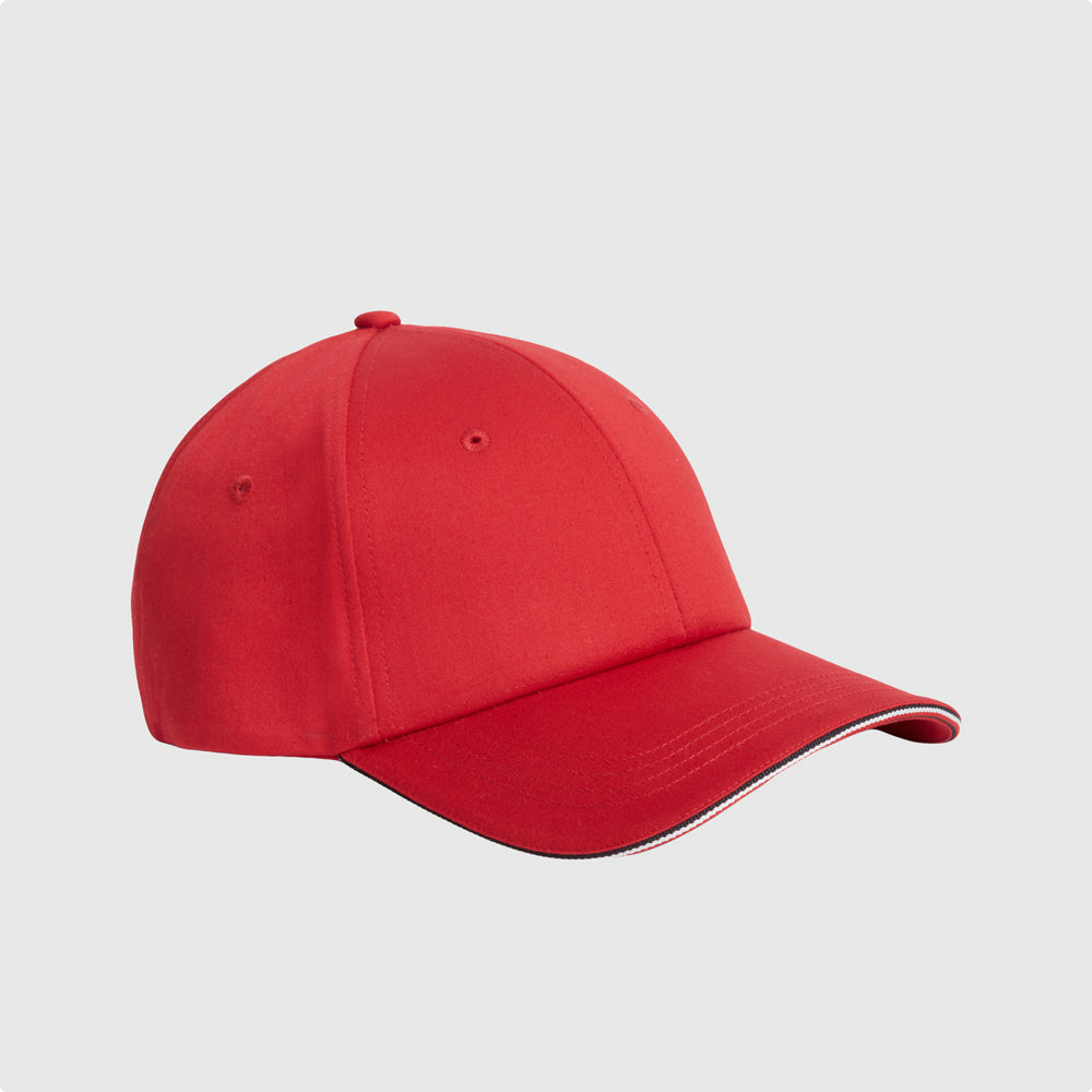 Corporate Cotton 6 Panel Cap - Red