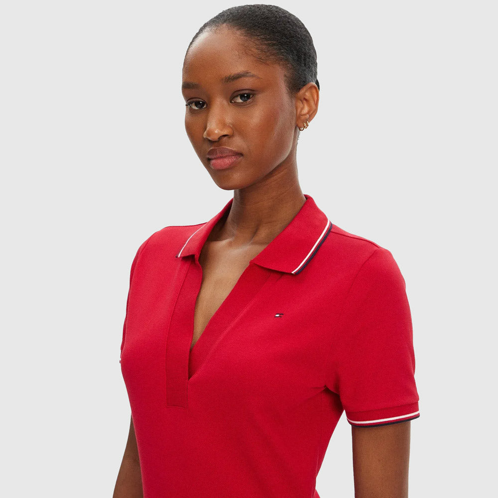 1985 Slim Golfer Dress - Red