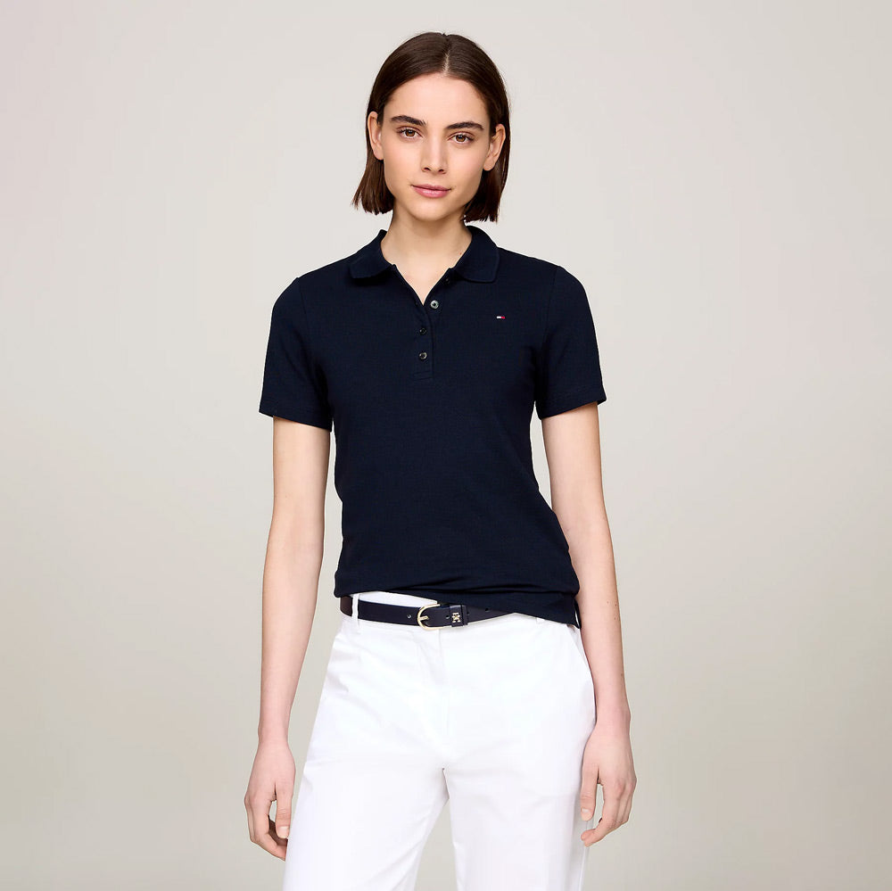 Tommy Hilfiger 1985 Slim Pique Golfer - Navy