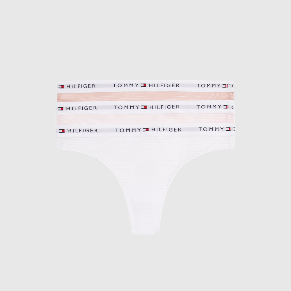 Tommy Hilfiger 3 Pack Mesh Thong - Multi |ThirdBaseUrban