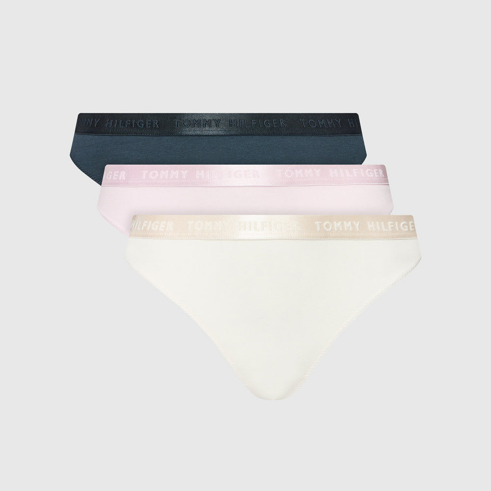 Tommy Hilfiger 3 Pack Thong - Multi |ThirdBaseUrban