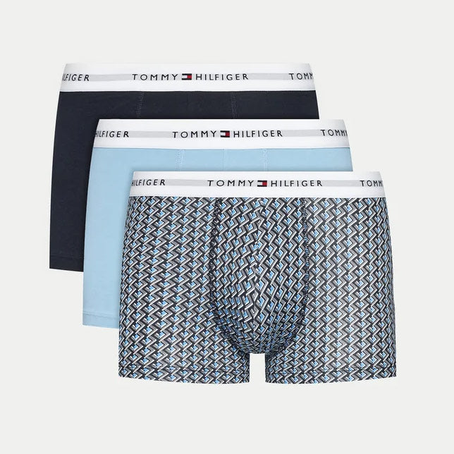 3 Pack Print Trunks - Blue Multi