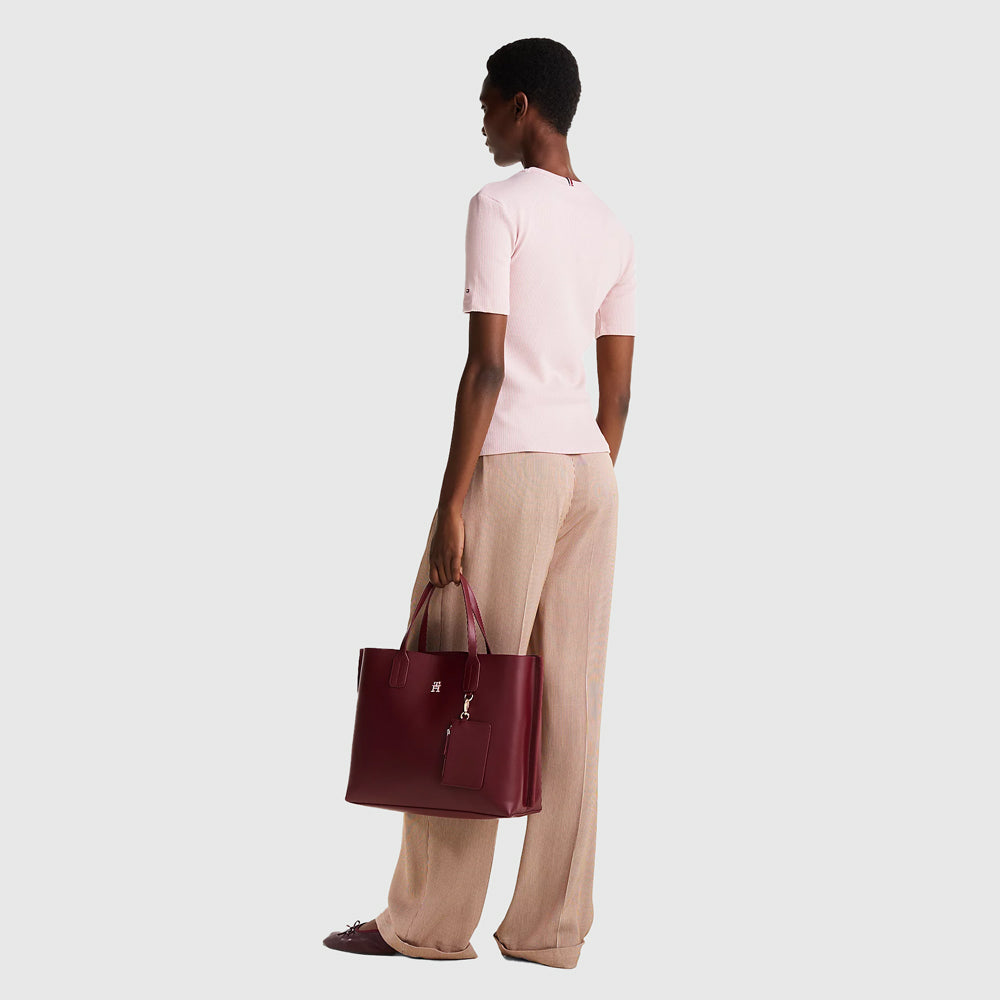 Rib Sleeve T-Shirt - Blush