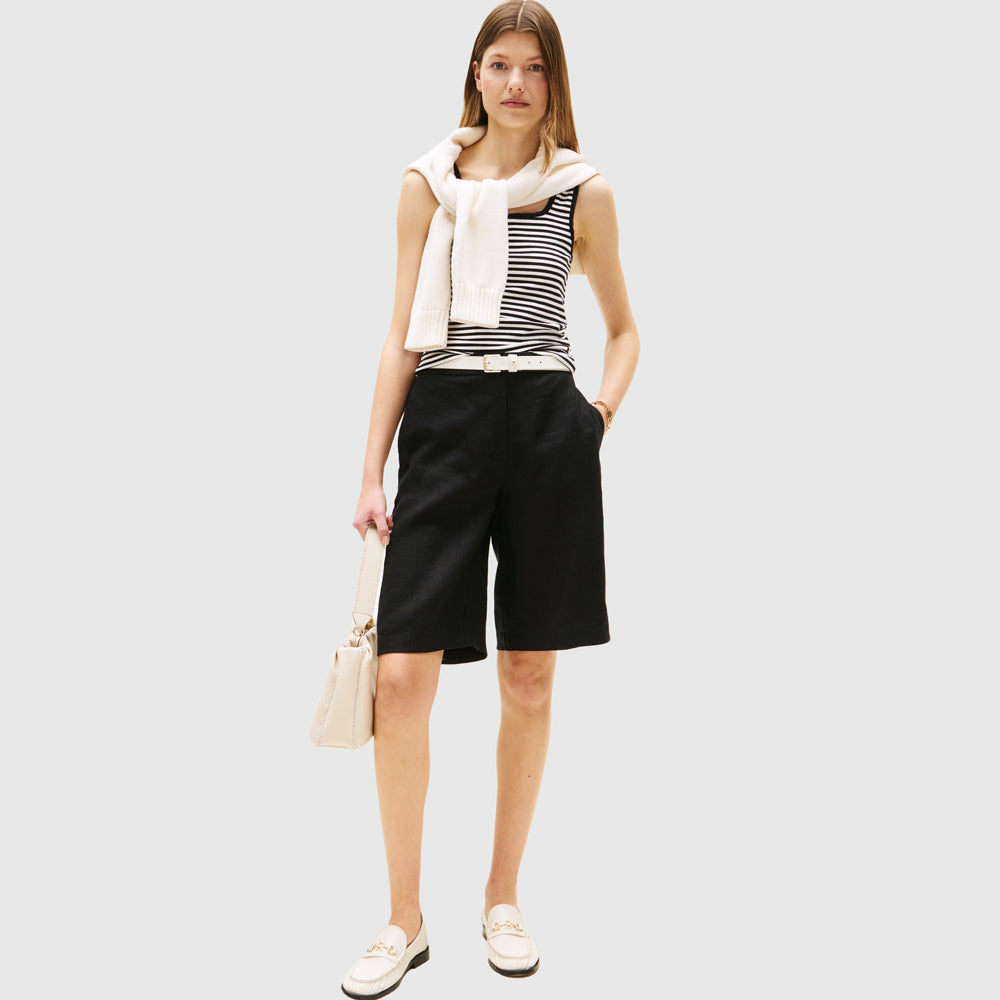 Slim Rib Tank - Black Multi