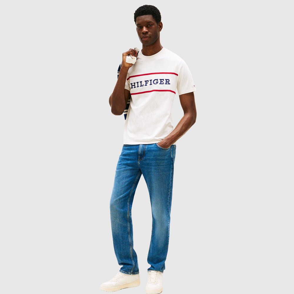 Americana Colourblock T - Shirt - Ivory
