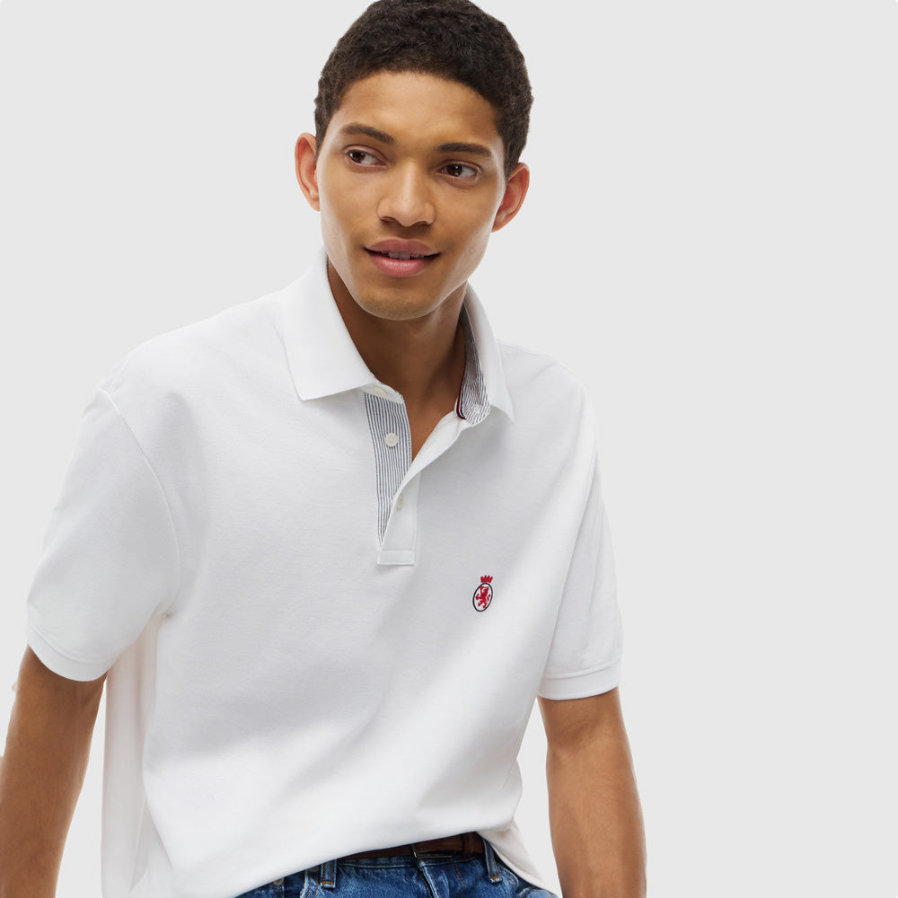 Archive Crest Golfer - White