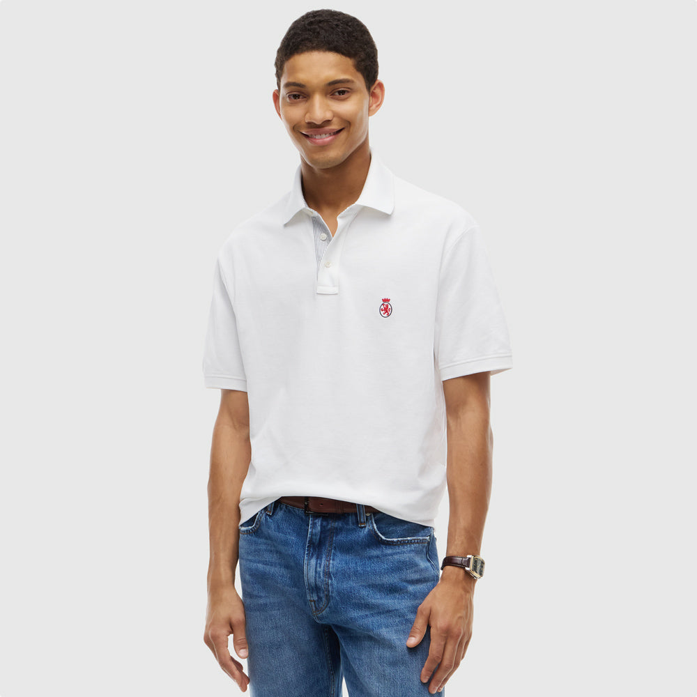 Tommy Hilfiger Archive Crest Golfer - White |ThirdBaseUrban