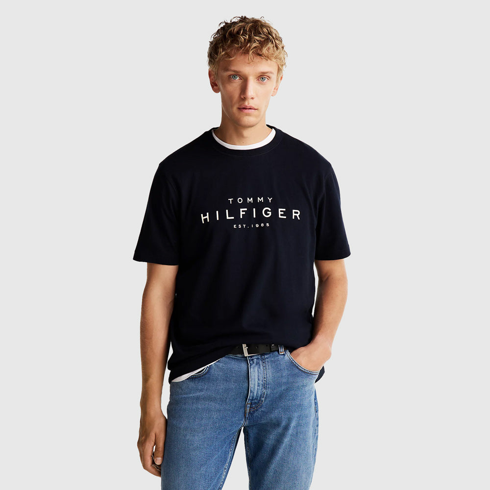 Tommy Hilfiger Hilfiger T-Shirt - Navy |ThirdBaseUrban
