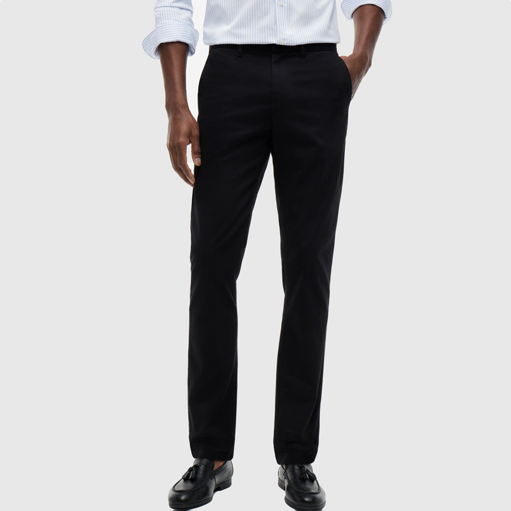 Tommy Hilfiger Bleecker 1985 Pima Cotton Chino - Black |ThirdBaseUrban