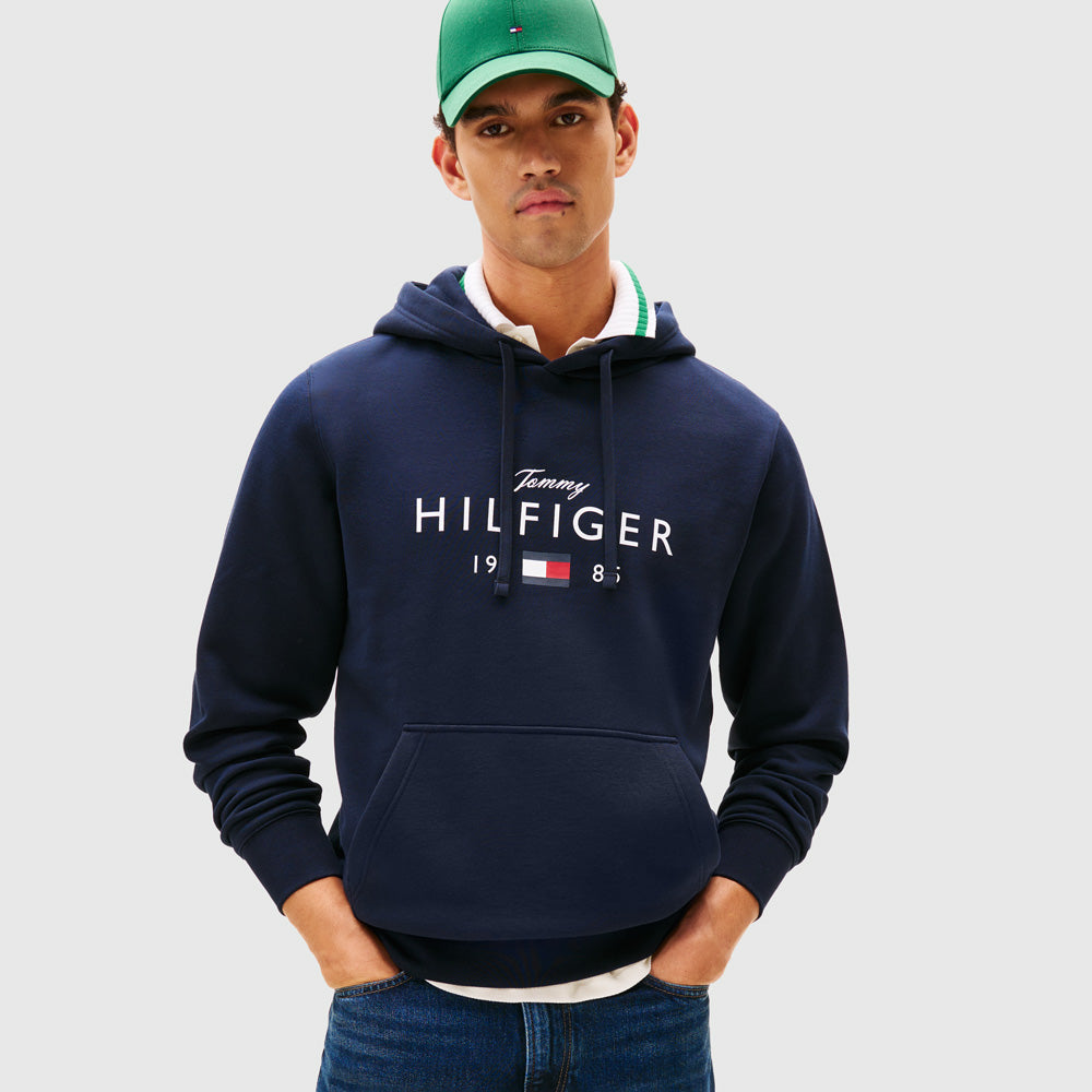 Tommy Hilfiger Love Big Hoodie - Navy |ThirdBaseUrban