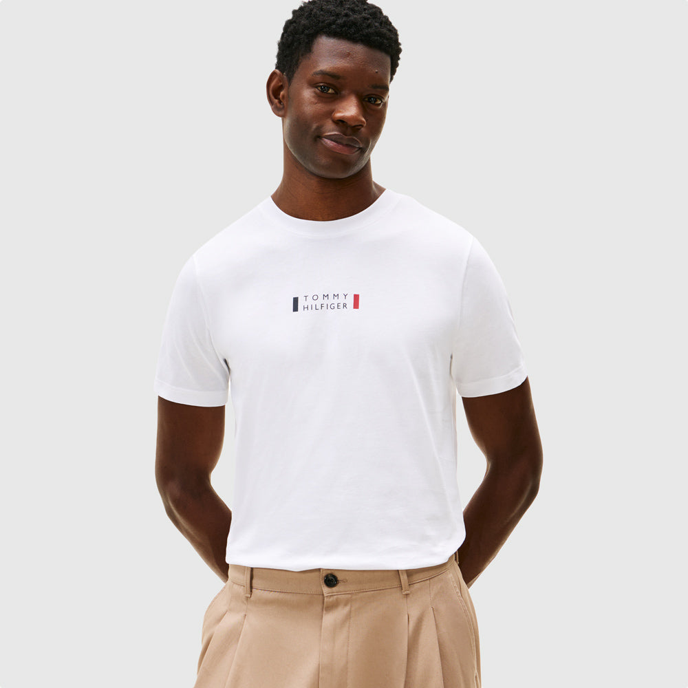 Tommy Hilfiger Love Small Center T-Shirt - White |ThirdBaseUrban