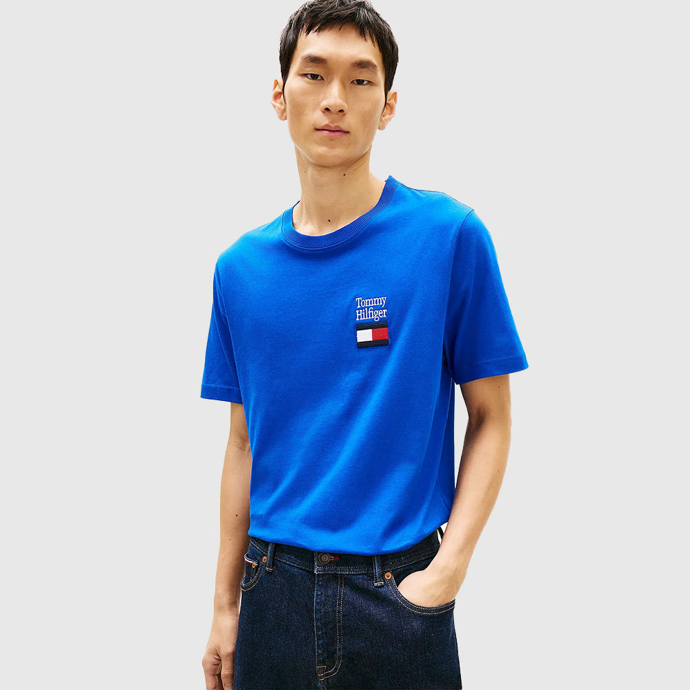 Text Stack T-Shirt - Blue