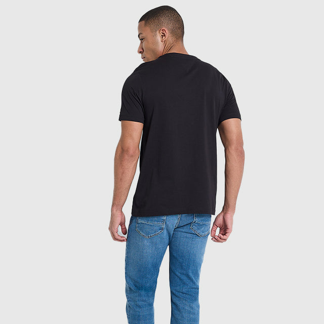 Central Stripe T-Shirt - Black