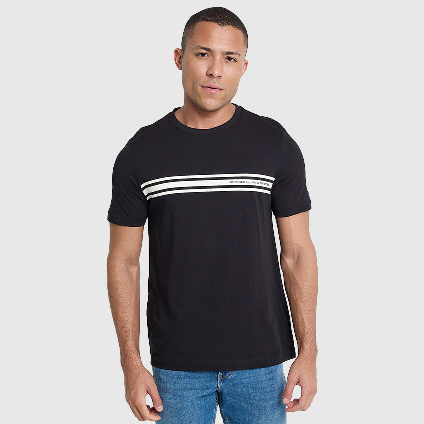 Tommy Hilfiger Central Stripe T-Shirt |ThirdBaseUrban