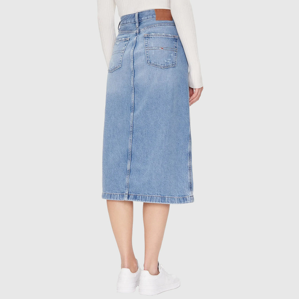 Claire Midi Skirt - Denim Light