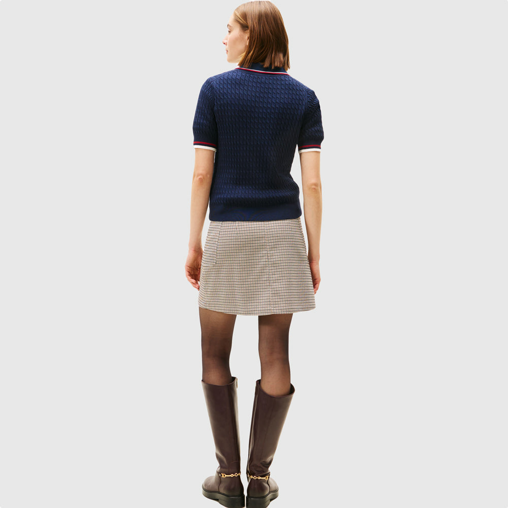 Cable Graphic Golfer - Navy