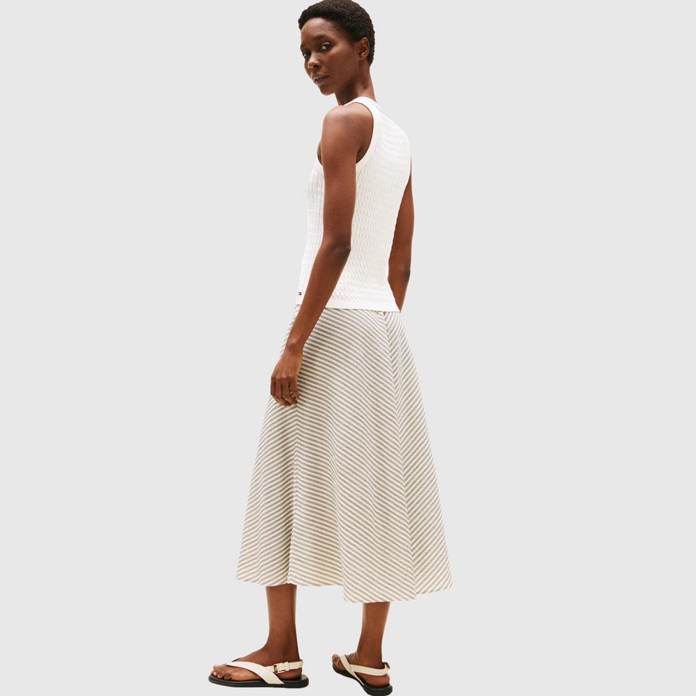 Cable Sweat Top - Ivory