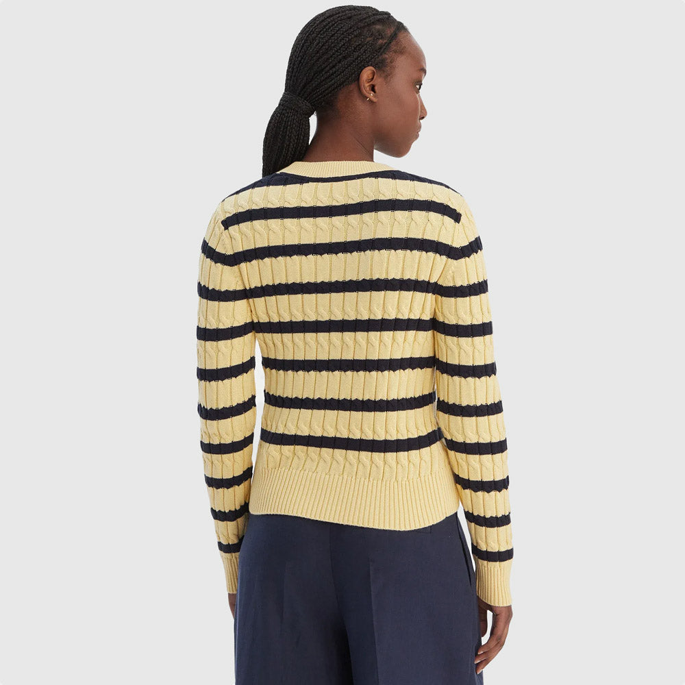 Cable Sweater - Yellow