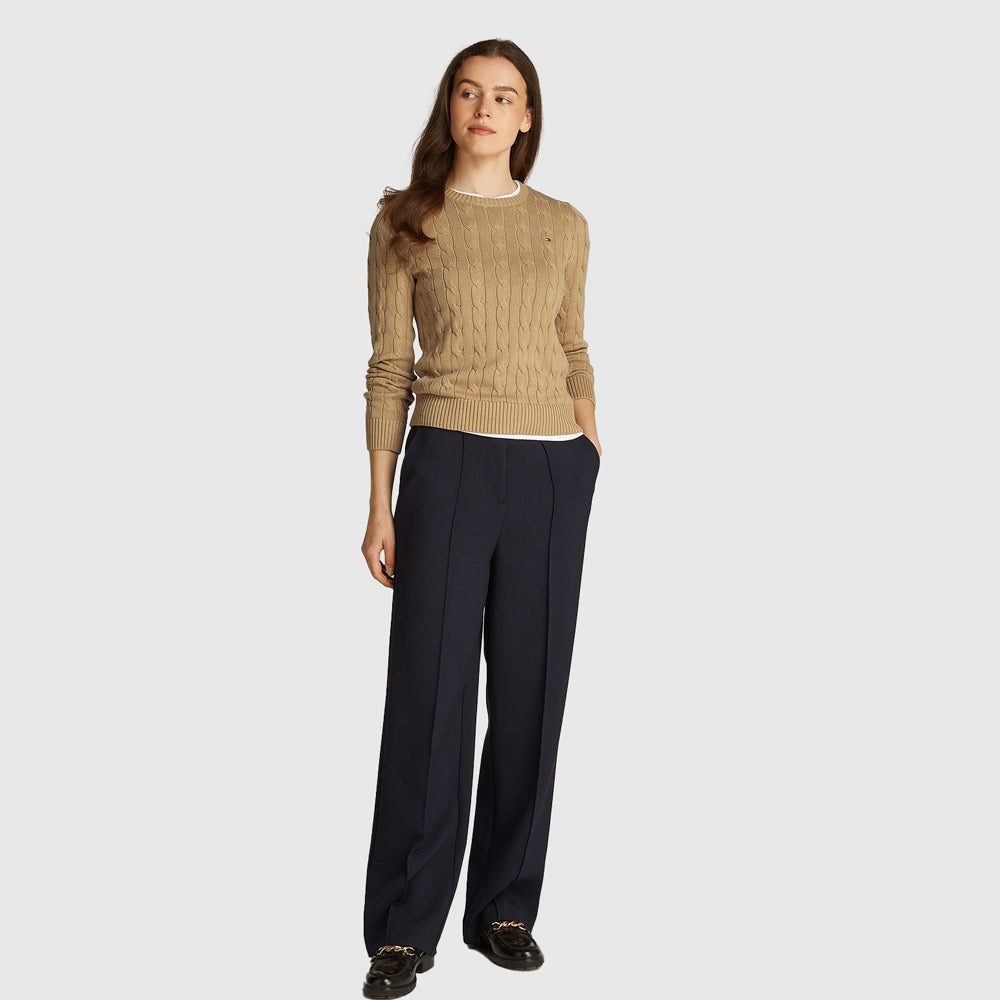 Cable Sweater - Khaki