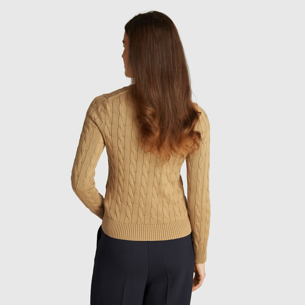 Cable Sweater - Khaki