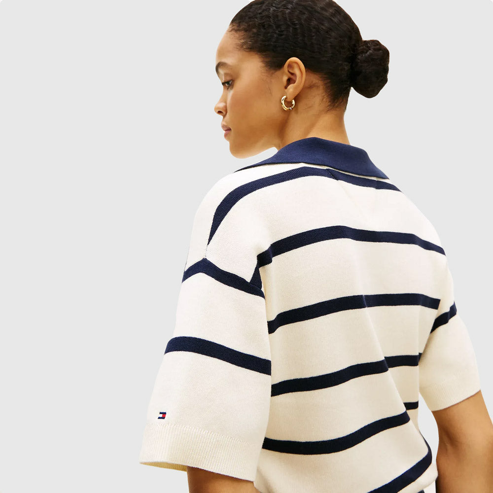Full Needle Golf Sweat Top - Calico