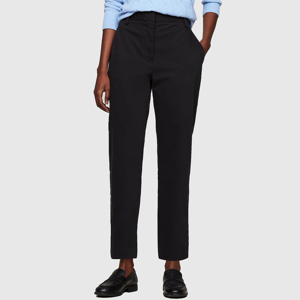 Tommy Hilfiger Slim Straight Chino - Black |ThirdBaseUrban