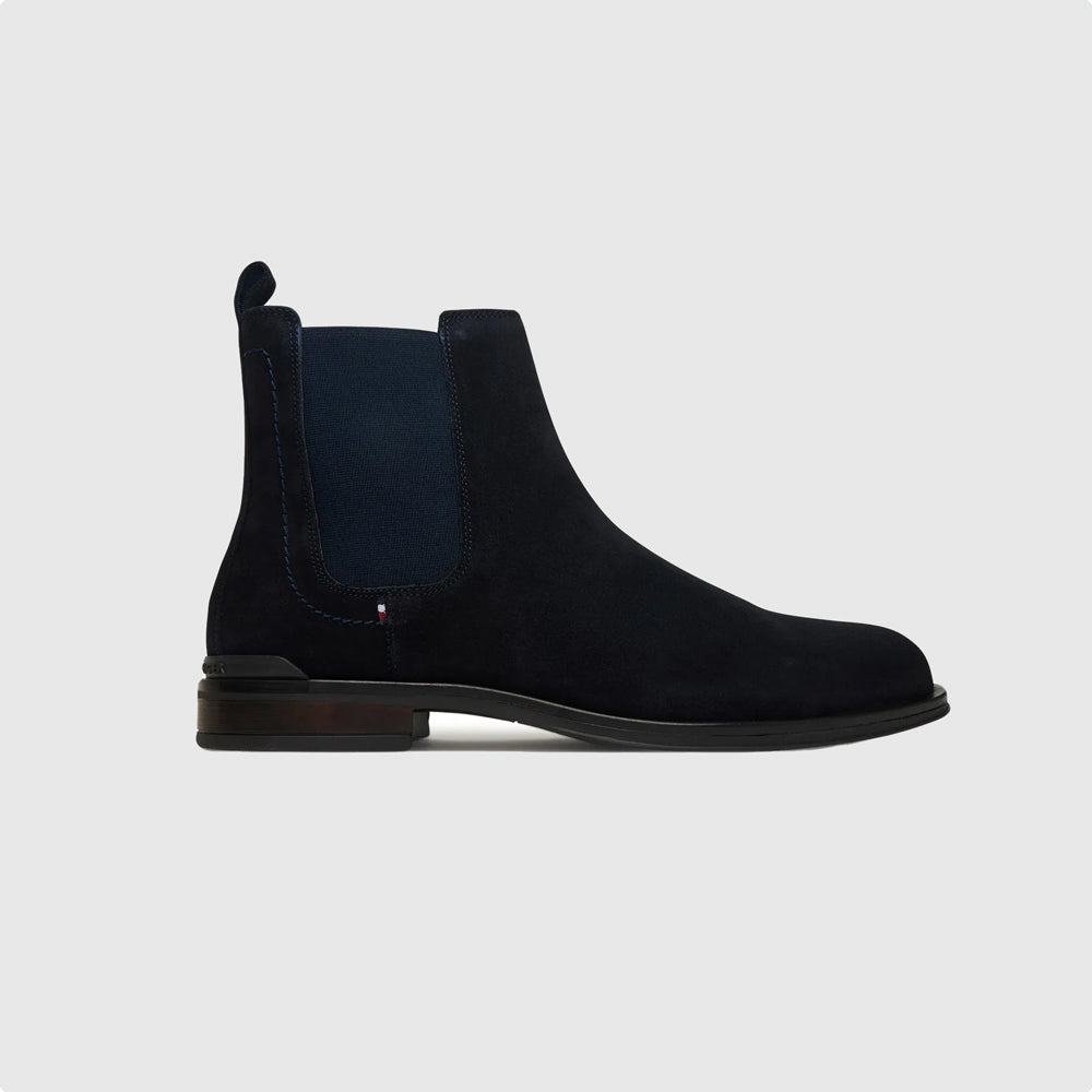 Tommy Hilfiger Corporate Chelsea Boot - Navy |ThirdBaseUrban