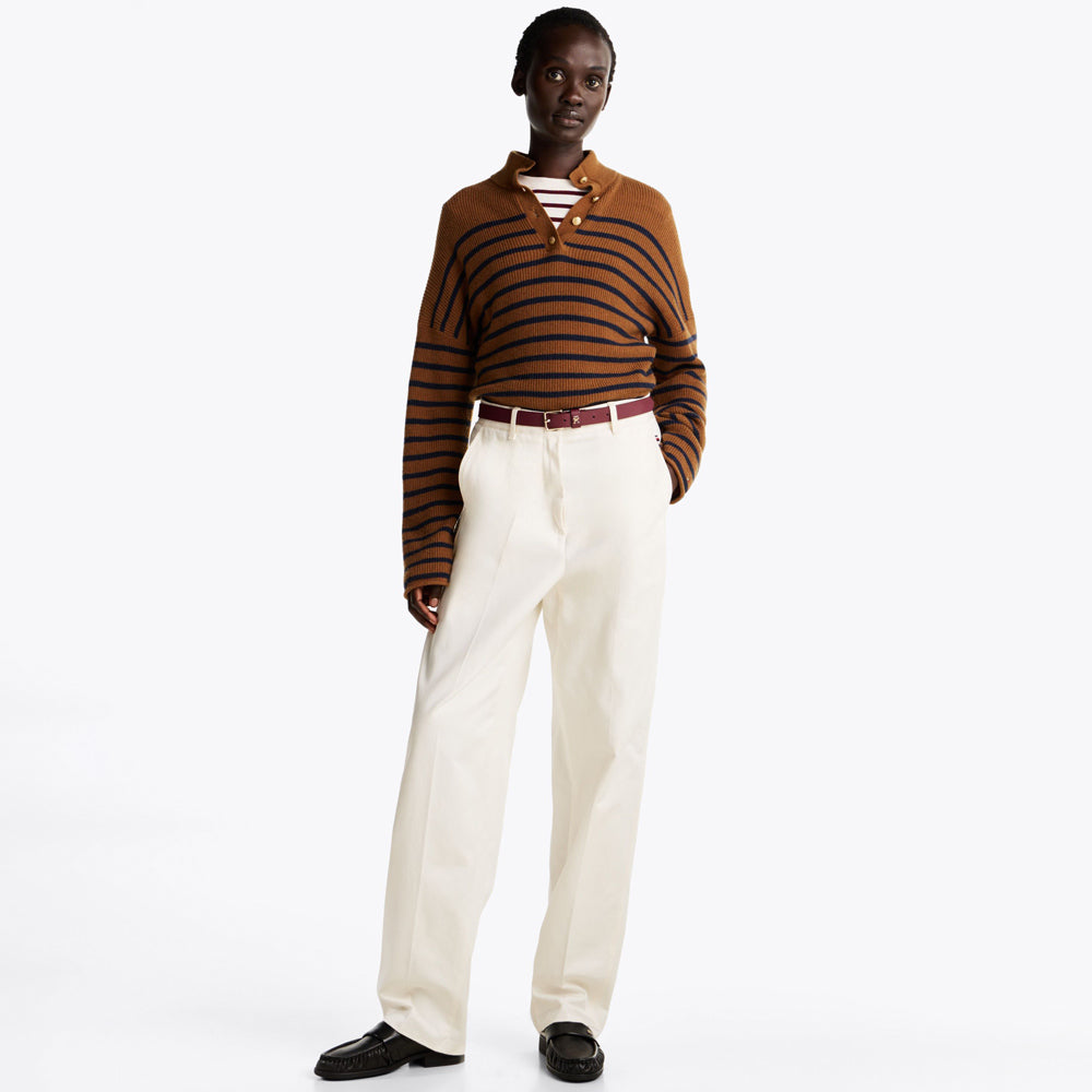 Cotton Barrel Chino - Off White