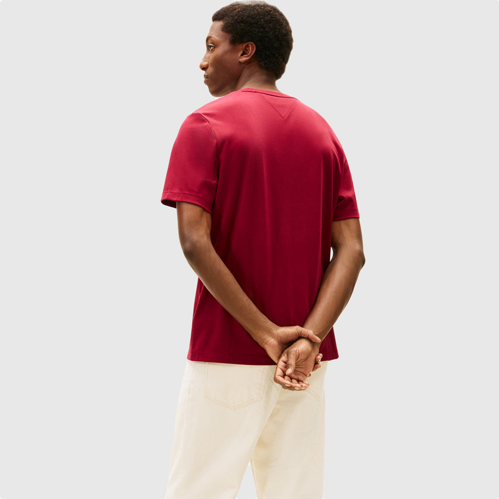 Crest Interlock T-Shirt - Rouge