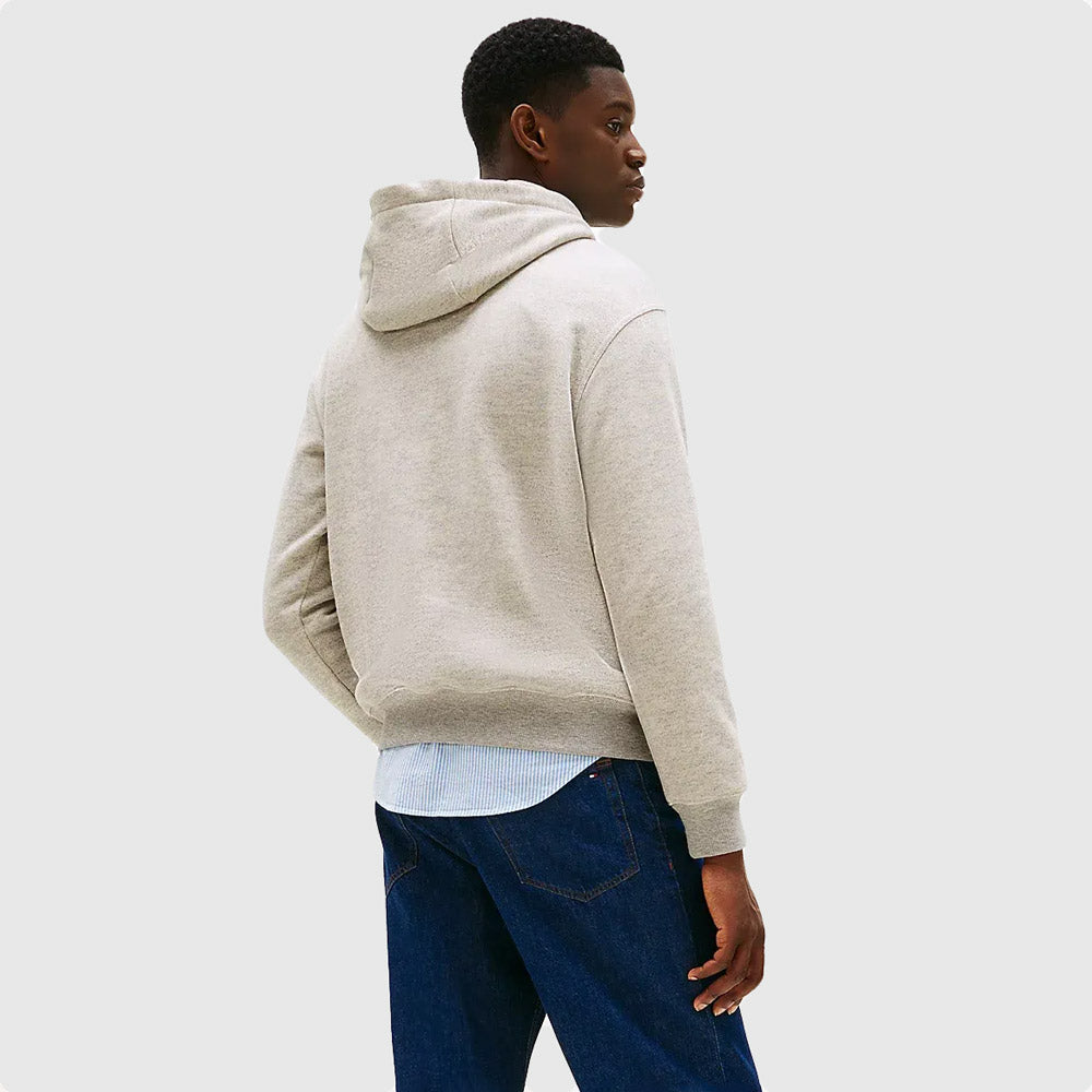 Crest Graphic Hoodie - Grey Heather