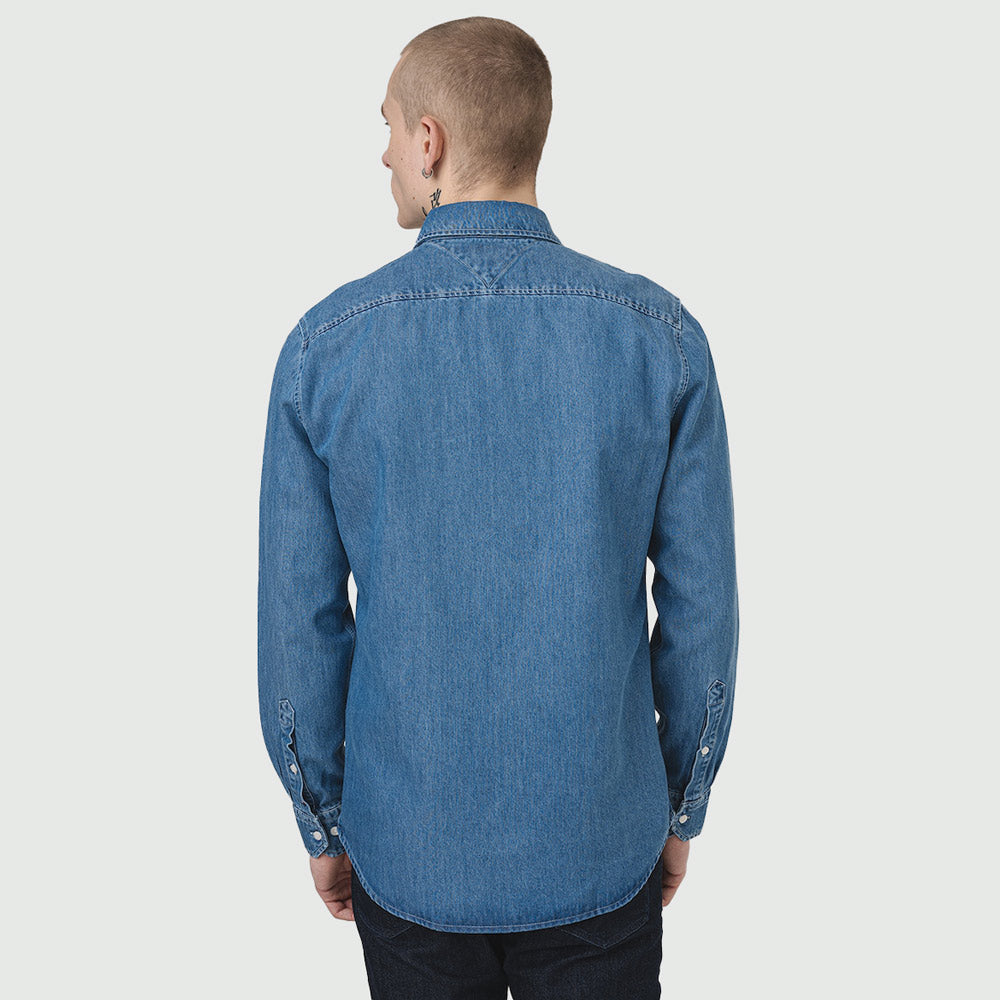 Denim Officer Shirt - Denim