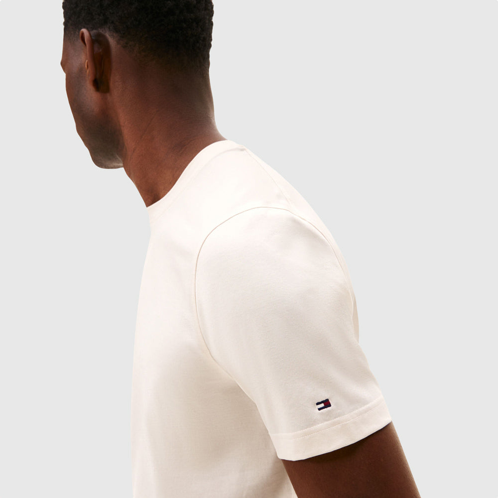 Mercerised Cotton T-Shirt - Ivory