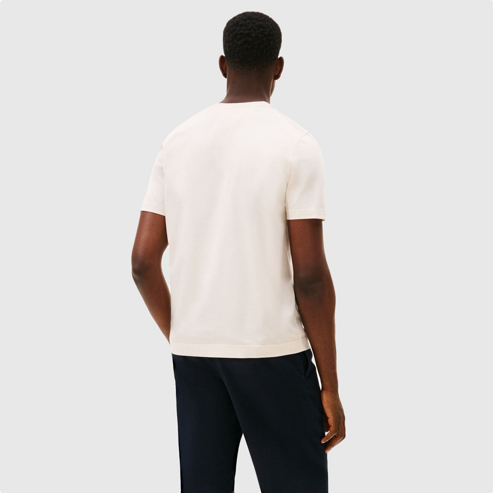 Mercerised Cotton T-Shirt - Ivory