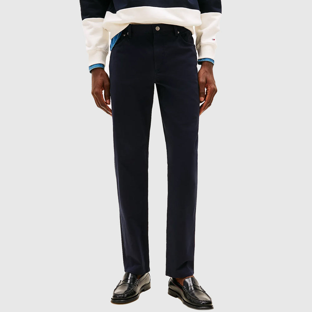 Tommy Hilfiger Denton Cotton Satin Pants - Navy |ThirdBaseUrban
